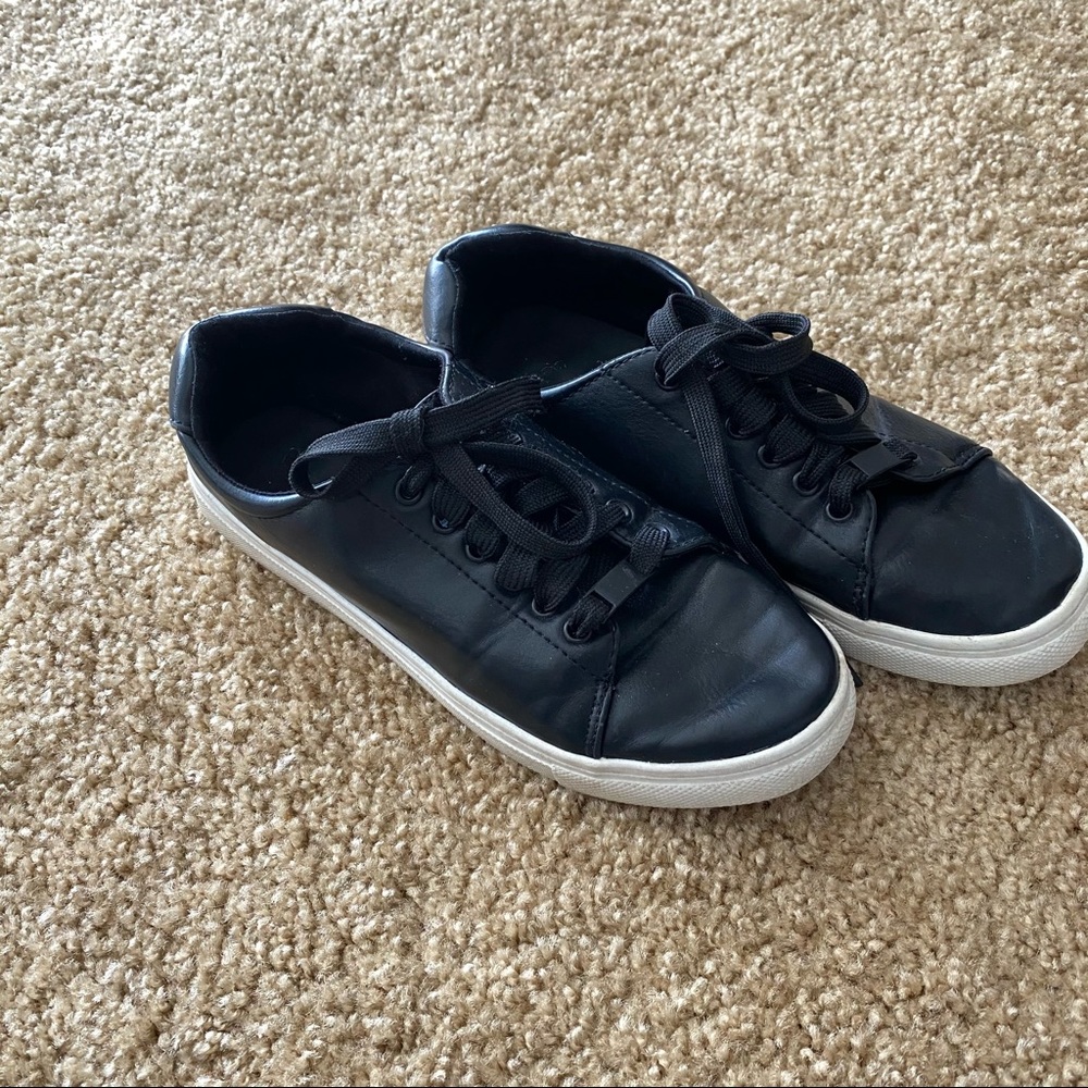 Black sneakers